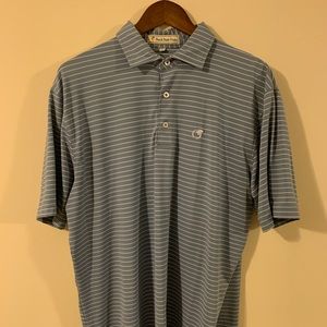 Peach State Pride - Performance Polo - lake Blue